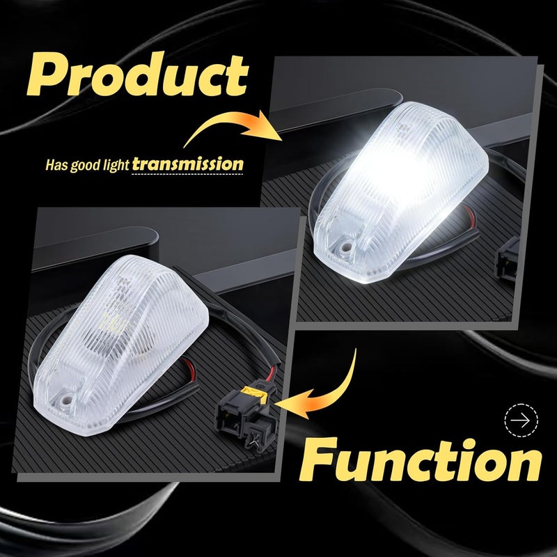 GEATaaT Upgrade LED Cab Roof Top Marker Lights Fit for 2014-2023 Dodge Ram ProMaster 1500 2500 3500 Roof Running Lamps Replaces# 926-109 68232473AA 68232473AB 68232473AE 68232473AC (5 Pack) - Image 5